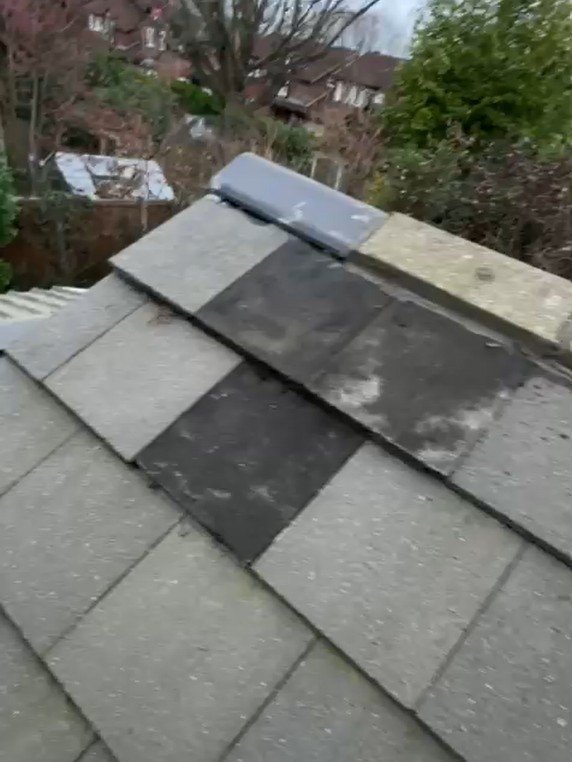 Ridge Repair and broken tiles M20 5QW